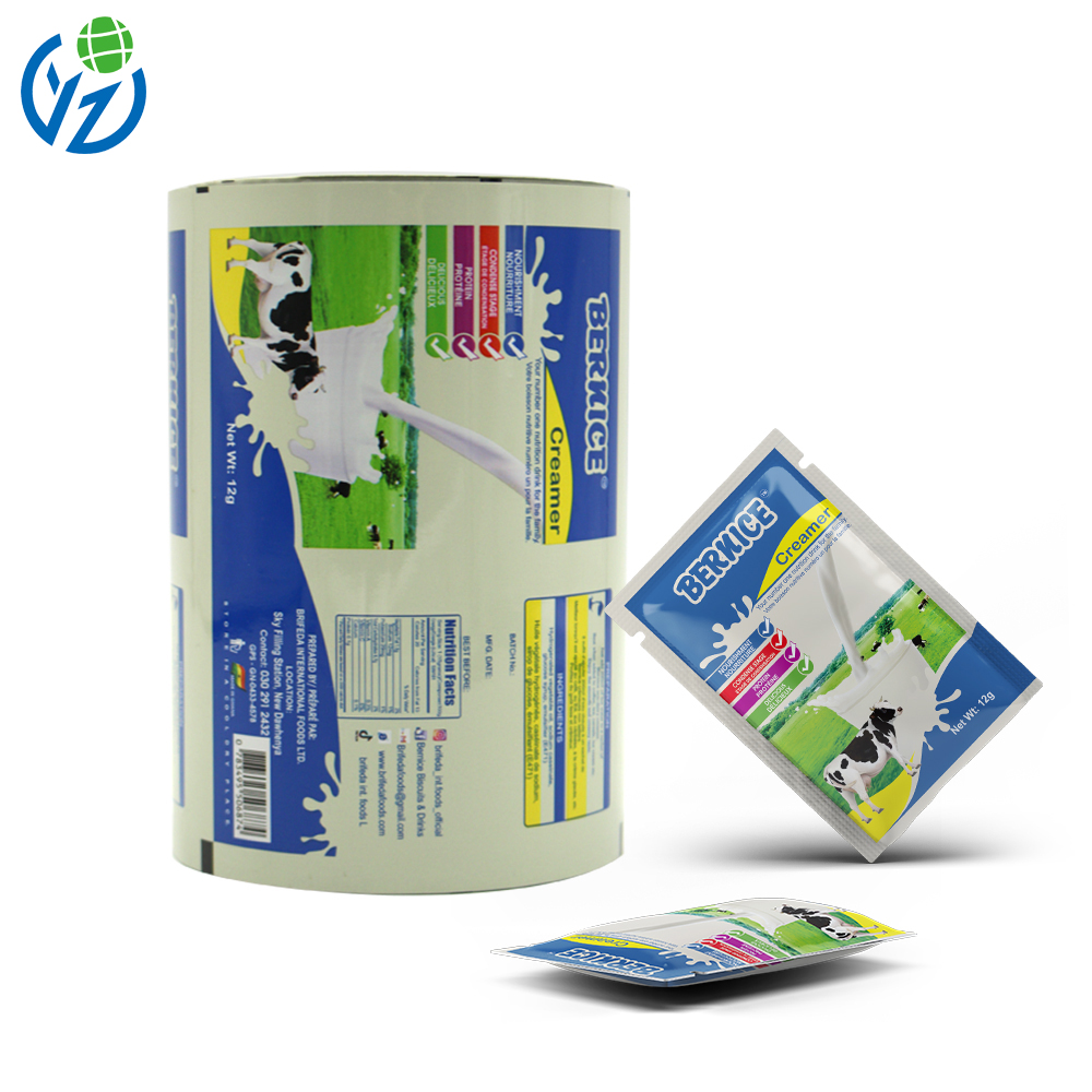 YZ Pack Attractive Printed Plastic Roll Film for Food Branding